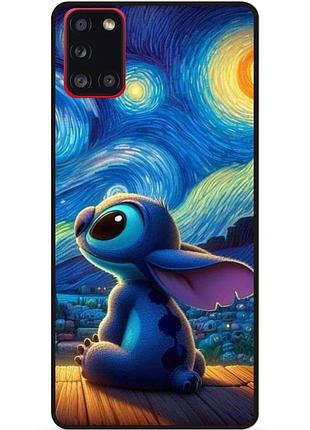 Силиконовый бампер чехол для zte blade a72 stitch лило и стич