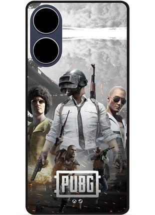 Силіконовий чохол бампер для oppo a17 з малюнком pubg пабг