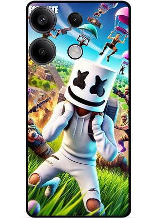 Силиконовый чехол бампер для huawei honor x6a с рисунком фортнайт fortnite