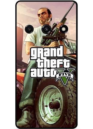 Силіконовий бампер чохол для samsung j5 j510 з малюнком gta гта