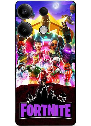 Силиконовый бампер чехол для infinix smart 7 hd с рисунком fortnite фортнайт
