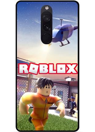 Силіконовий чохол бампер для xiaomi mi 9t / mi 9t pro з картинкою roblox роблокс