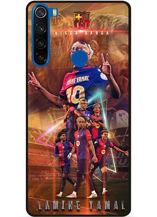 Чехол силиконовый бампер для xiaomi redmi note 8t с рисунком ламин ямаль lamine yamal