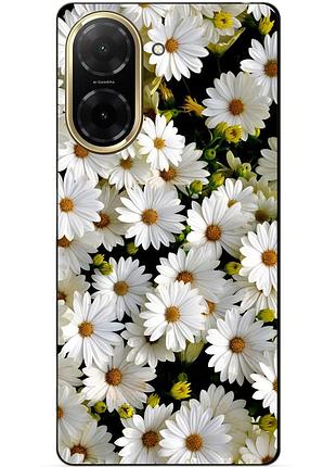 Чехол силиконовый бампер для xiaomi redmi a5 с рисунком ромашки цветы