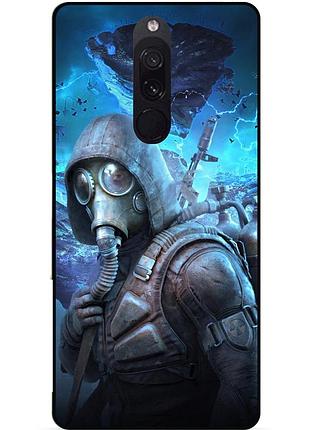 Силиконовый чехол бампер для xiaomi redmi 8 stalker сталкер