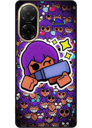Силіконовий чохол бампер для xiaomi redmi a5 стікери бравл шелли brawl