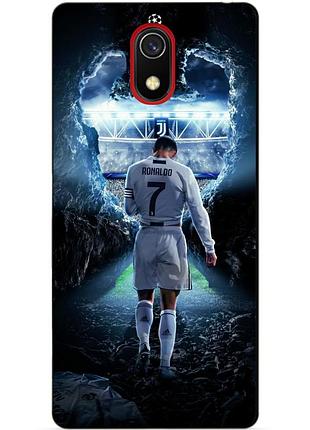 Силиконовый бампер чехол для samsung j5 j530 с рисунком ronaldo роналдо