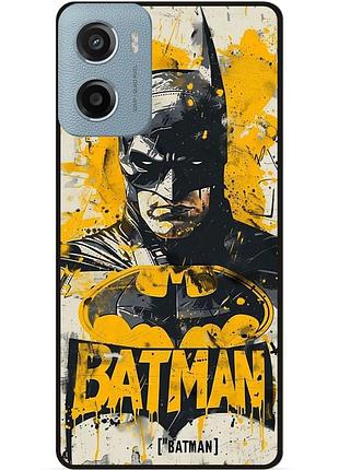 Чехол силиконовый бампер для motorola moto g05 с рисунком batman dc бэтмен