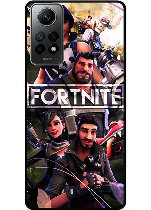 Силіконовий чохол бампер для xiaomi mi 10t з картинкою фортнайт fortnite