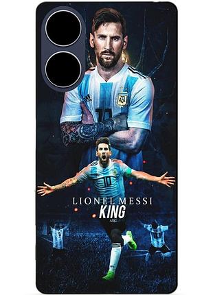 Силіконовий чохол бампер для oppo a17 з малюнком messi or мессі