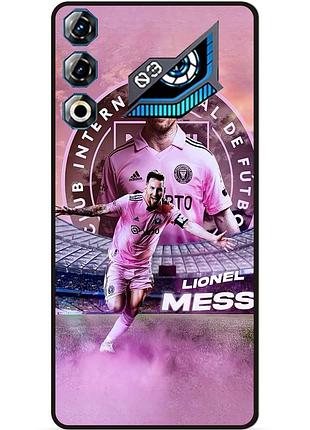 Силіконовий чохол бампер для zte nubia neo 3 gt 5g з малюнком leo messi мессі