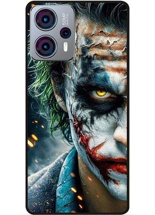 Чехол силиконовый бампер для motorola moto g23 с рисунком джокер харли квинн joker