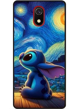 Силиконовый бампер чехол для samsung j7 j730 stitch лило и стич