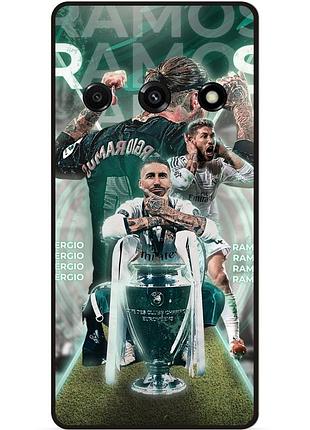 Чехол силиконовый бампер для samsung j7 j710 с рисунком серхио рамос sergio ramos