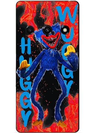 Силиконовый бампер чехол для samsung j3 j320 с рисунком huggy wuggy хагги вагги