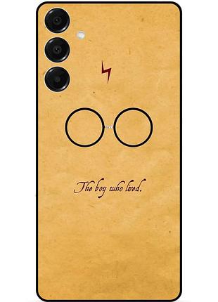 Чохол силіконовий бампер для samsung a17 з малюнком гаррі поттер harry potter окуляри