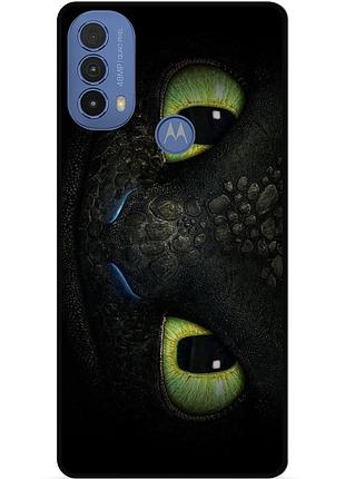 Силиконовый чехол для motorola moto e40 с картинкой как приручить дракона