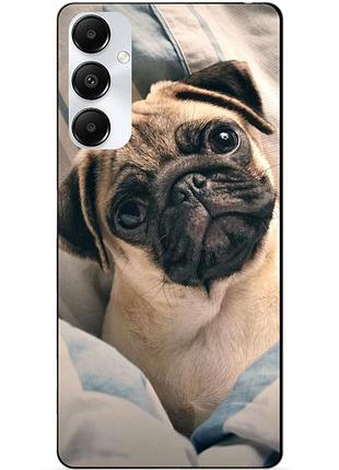 Чехол силиконовый бампер для samsung s25 plus с рисунком фото мопс