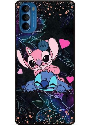 Силіконовий бампер чохол для motorola moto g31 з малюнком стіч stitch