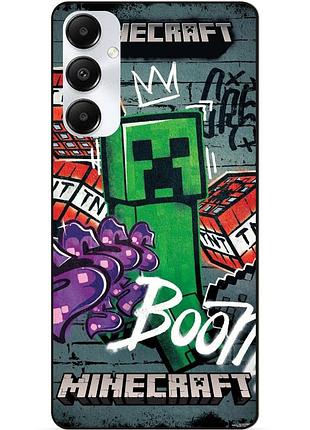 Силіконовий чохол бампер для samsung s24 fe з малюнком майнкрафт minecraft