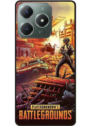 Силіконовий чохол бампер для tecno spark 20c з малюнком pubg пабг