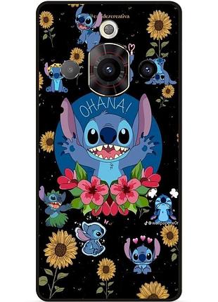 Силиконовый чехол бампер для zte nubia focus pro с картинкой стич stitch