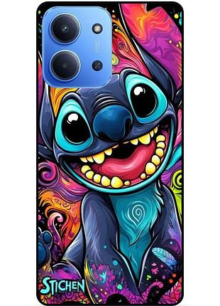 Чехол силиконовый бампер для xiaomi redmi 15c с рисунком стич stitch