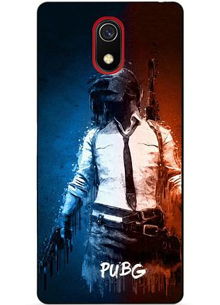 Силіконовий чохол бампер для samsung j6 j600 з малюнком pubg пабг