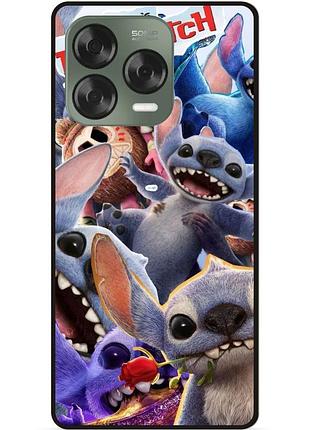 Силиконовый чехол бампер для zte nubia v70 design с картинкой stitch стич