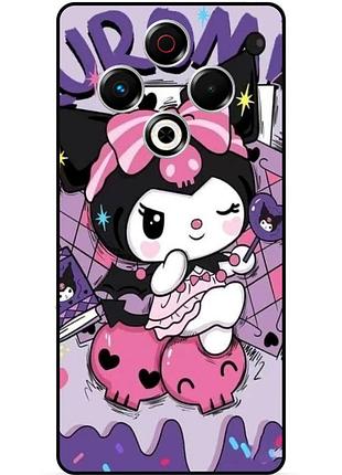 Силіконовий чохол бампер для tecno spark 30 (kl6) kuromi куромі