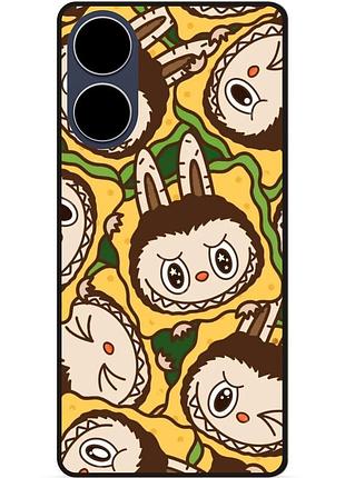 Чехол силиконовый бампер для oppo a17 лабубу labubu