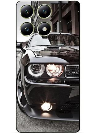Силіконовий чохол бампер для xiaomi 14t з малюнком dodge додж машина авто