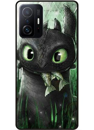 Силиконовый чехол для xiaomi 11t с картинкой как приручить дракона dragon