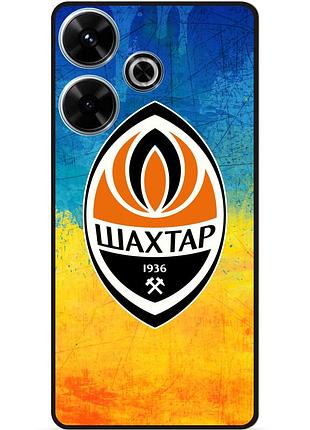 Силиконовый чехол бампер для infinix hot 30 play с рисунком шахтер донецк
