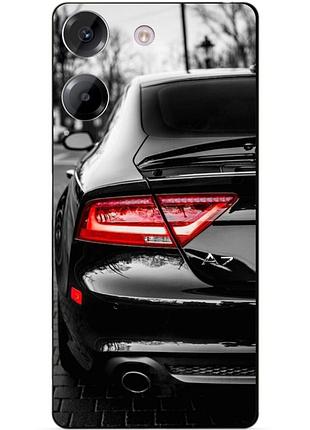 Силіконовий чохол бампер для xiaomi poco m7 pro з малюнком audi ауді машина авто