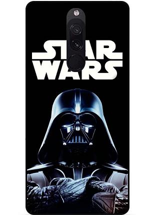 Силиконовый бампер чехол для xiaomi mi 9t / mi 9t pro с рисунком star wars звездные войны дарт вейдер