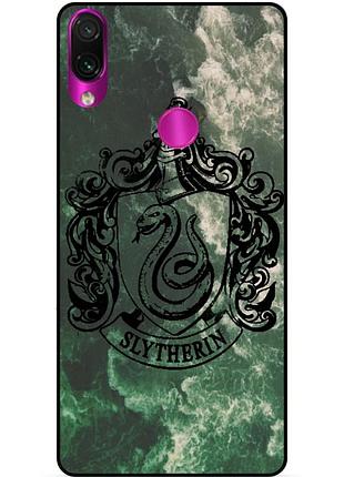 Силиконовый бампер чехол для huawei p20 lite с рисунком слизерин slytherin гарри поттер harry potter