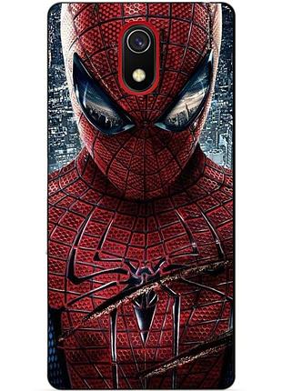 Силіконовий чохол бампер для samsung j8 j810 людина-павук spider man