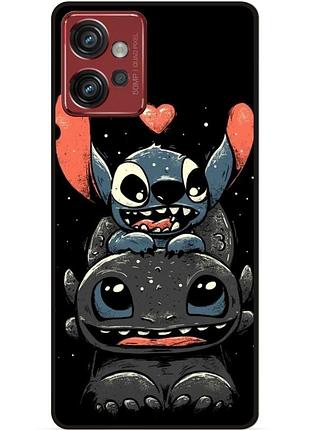 Силіконовий бампер чохол для motorola moto g32 з малюнком stitch стіч