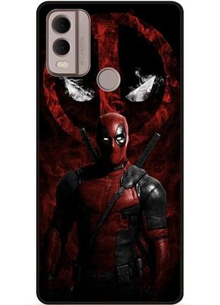 Силиконовый чехол бампер для nokia c22 с рисунком deadpool дэдпул