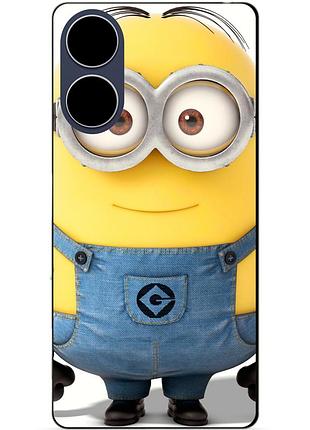 Силіконовий чохол бампер для zte blade a34 з малюнком міньйон стюарт minion