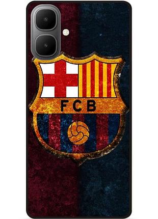 Силіконовий чохол бампер для infinix smart 10 з малюнком барселона barcelona
