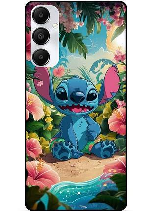Чехол силиконовый бампер для samsung s25 с рисунком stitch стич