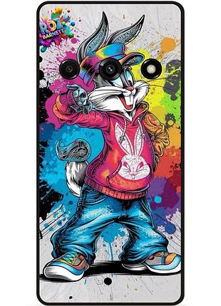 Чехол силиконовый бампер для samsung j7 j710 с рисунком багз банни disney