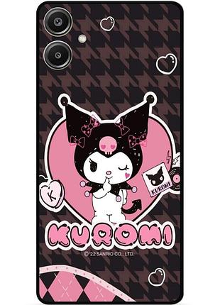 Силиконовый чехол бампер для samsung a07 с картинкой куроми kuromi