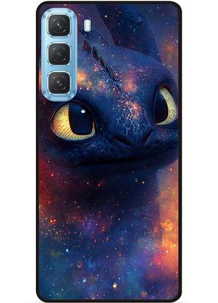 Силіконовий чохол бампер для infinix hot 60 pro (x6885) з малюнком как приручить дракона