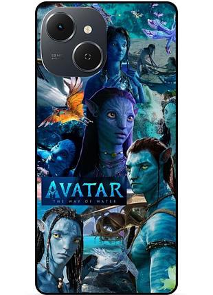 Силиконовый чехол бампер для tecno spark 40c с рисунком avatar 1