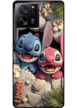 Чехол силиконовый бампер для xiaomi 13t pro лило и стич stitch