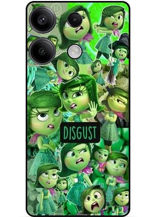 Чехол силиконовый бампер для infinix note 30 pro (x678b) с рисунком головоломка disgust