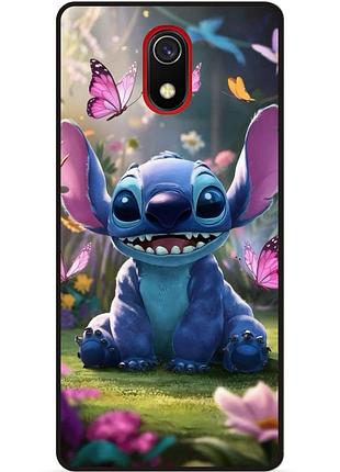 Силиконовый бампер чехол для samsung j7 j730 стич и лило stitch
